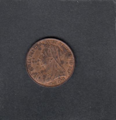 Beschrijving: 1 Farthing  VICTORIA